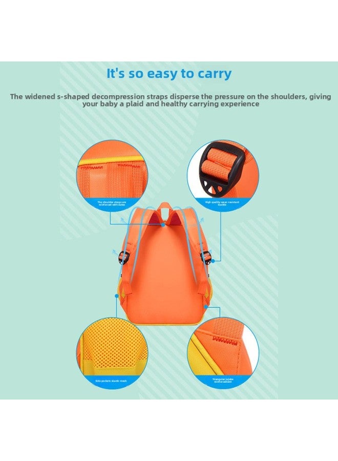 Kindergarten Schoolbag Training Class Tutorial Class Schoolbag Primary School Children Shoulder Schoolbag Schoolbag Custom LOGO-Color:Yellow Learning Is Endless  - Image 4
