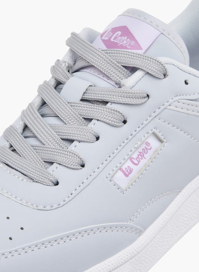 Lee Cooper Womens Panelled Sneakers With Lace-Up Closure  - Image 4