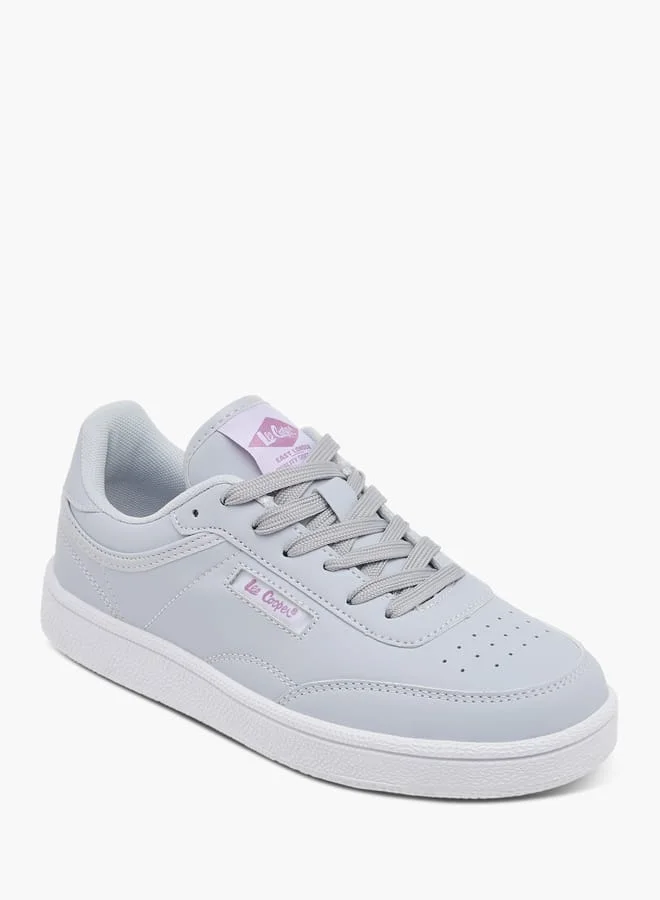 Lee Cooper Womens Panelled Sneakers With Lace-Up Closure