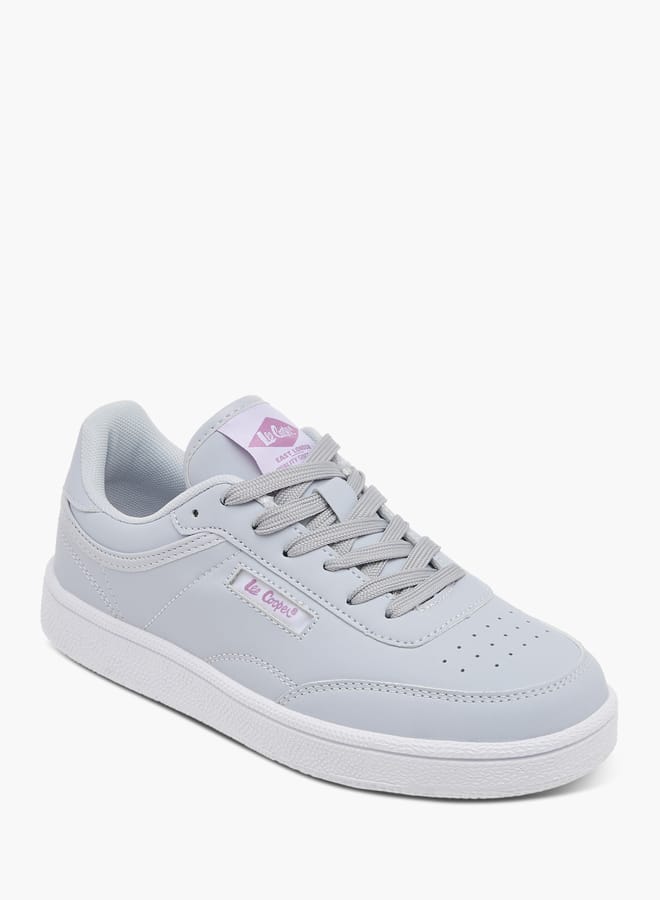Lee Cooper Womens Panelled Sneakers With Lace-Up Closure  - Image 3