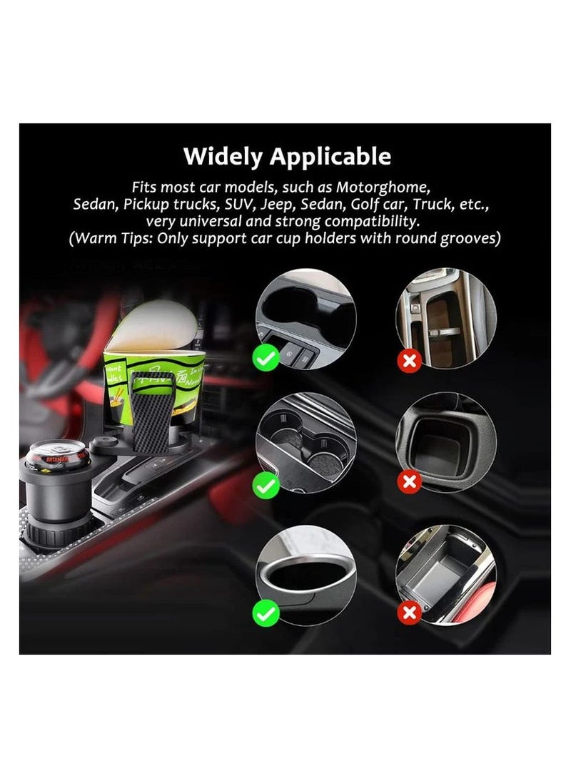 جو-ديز حامل مشروبات متعدد 2 في 1 للسيارة مزدوج حامل أكواب كبير للمياه Go-Des GDHD565 - Image 4