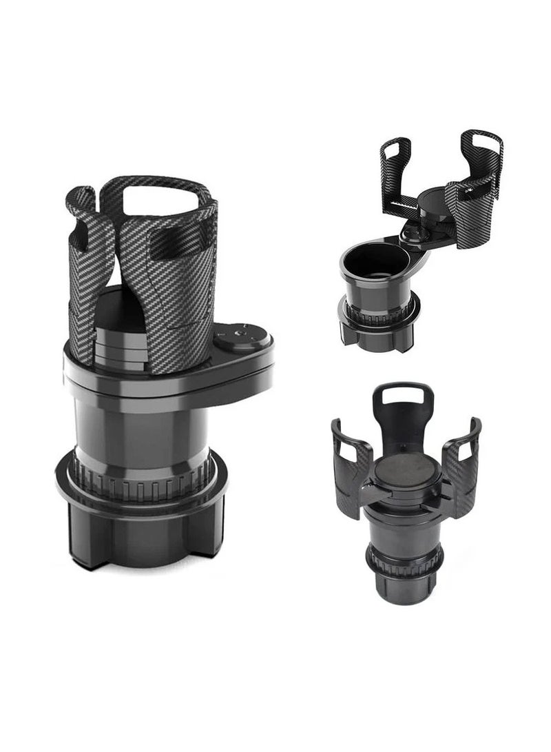 جو-ديز حامل مشروبات متعدد 2 في 1 للسيارة مزدوج حامل أكواب كبير للمياه Go-Des GDHD565 - Image 1