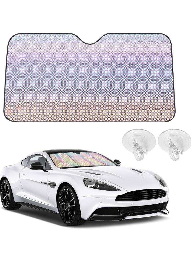 AUTOYSUR Car Windshield Sun Shade, Essential Summer Car Window Shades, Interior Car Accessories for Sunshade, Practical Car Visor Extender Sun Blocker, Car Sun Shade for Window - Image 1