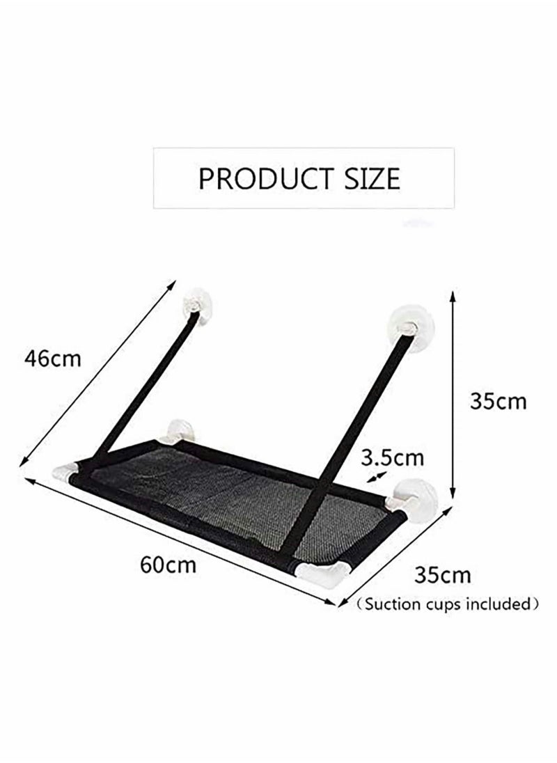 Excefore - Cat Hammocks Window, Window Seat, Sunny Seat Window Cat Perches 4 Big Suction Cups Holds Up 10kg, Space Saving and Safety Mounted Cat Bed Can Be Disassembled And Washable - Image 1