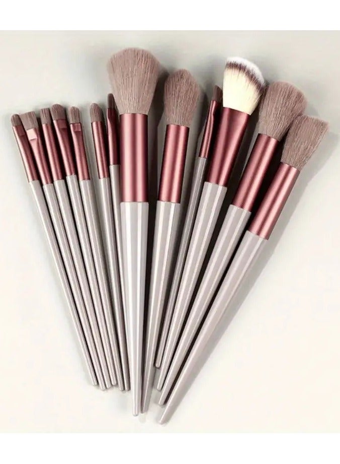 ORiTi 13 قطعة فرش مكياج ناعمة ورقيقة احترافية لأساس المكياج، أحمر خدود، بودرة، ظلال عيون، فرشاة كابوكي، فرشاة دمج أدوات التجميل - Image 1