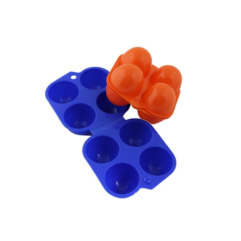 Portable Folding Egg Carrier Shockproof Plastic Storage Box for Outdoor Camping Travel Picnics - Image 2