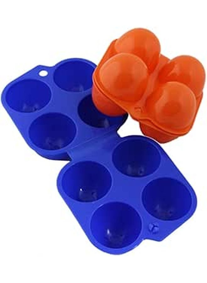 Portable Folding Egg Carrier Shockproof Plastic Storage Box for Outdoor Camping Travel Picnics - Image 1