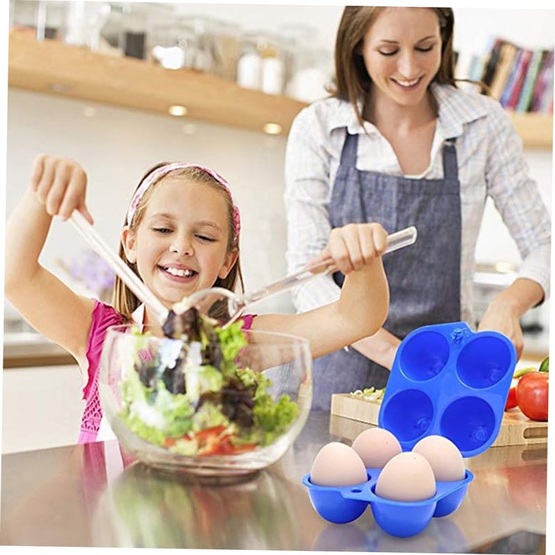 Portable Folding Egg Carrier Shockproof Plastic Storage Box for Outdoor Camping Travel Picnics - Image 4