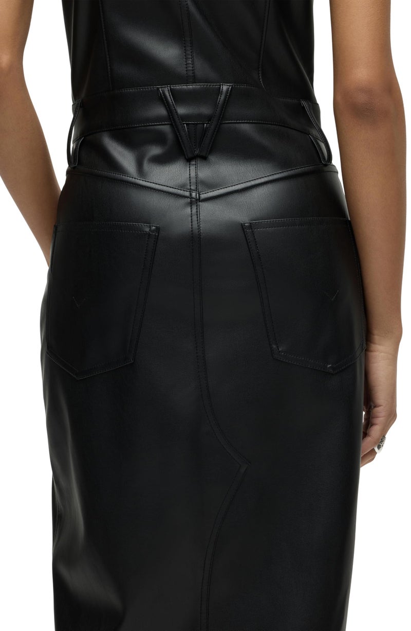 Hudson Women's Halter Neck Utility Dress, Black, Small - Image 5