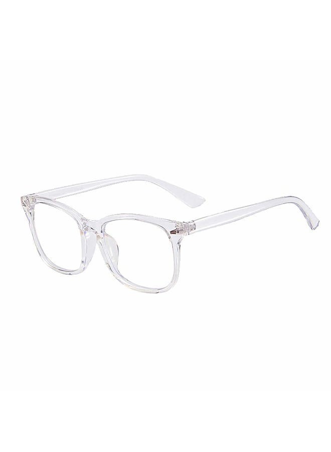 Maxjuli Fake Glasses with Cute Nerd Frame Reading/Gaming/TV/Phones Glasses for Women Men (Transparent) - Image 2