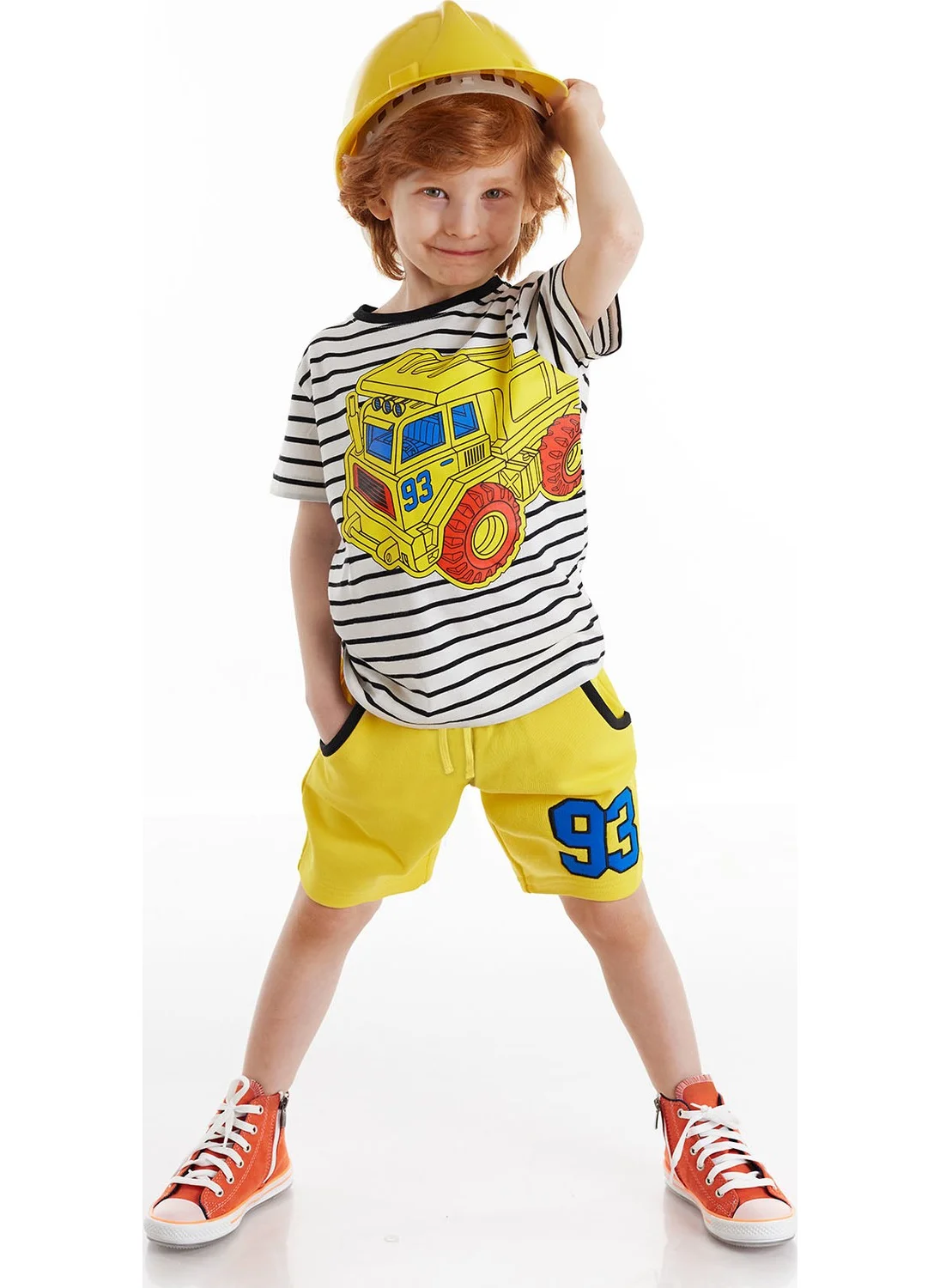 Denokids 93 Truck Boy T-shirt Shorts Set