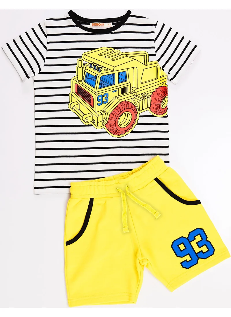 Denokids 93 Truck Boy T-shirt Shorts Set