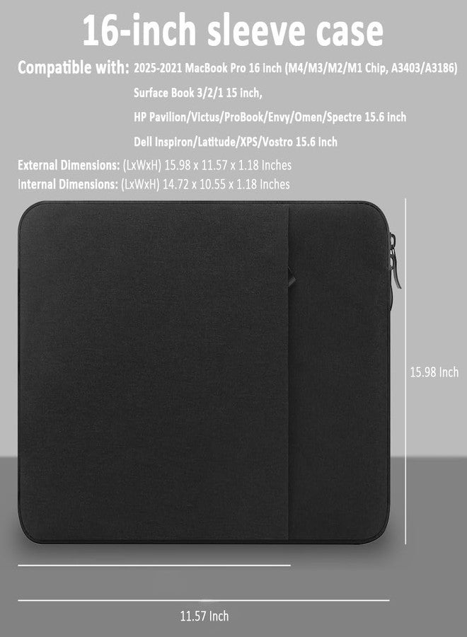 برو إي لايف جراب ProElife لجهاز MacBook Pro مقاس 16 بوصة طراز M5 وM4، مقاوم للماء، أسود - Image 2
