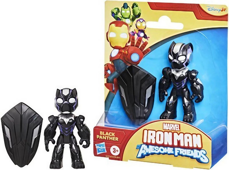 Marvel Iron Man and his Awesome Friends Black Panther Action Figure Set (7.6 cm) - Image 2