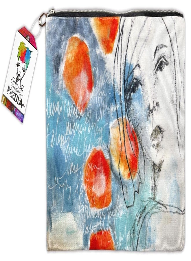 Dina Wakley Media Printed Pouch 9"X12"-