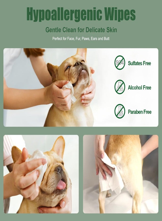 ATIFBOP Dog Wipes for Paws and Butt, Hypoallergenic Pet Grooming Wipes, 400 Wipes for Cleaning & Grooming Moisturizing Coconut, Aluminum Moisture-Lock Seal - Image 4