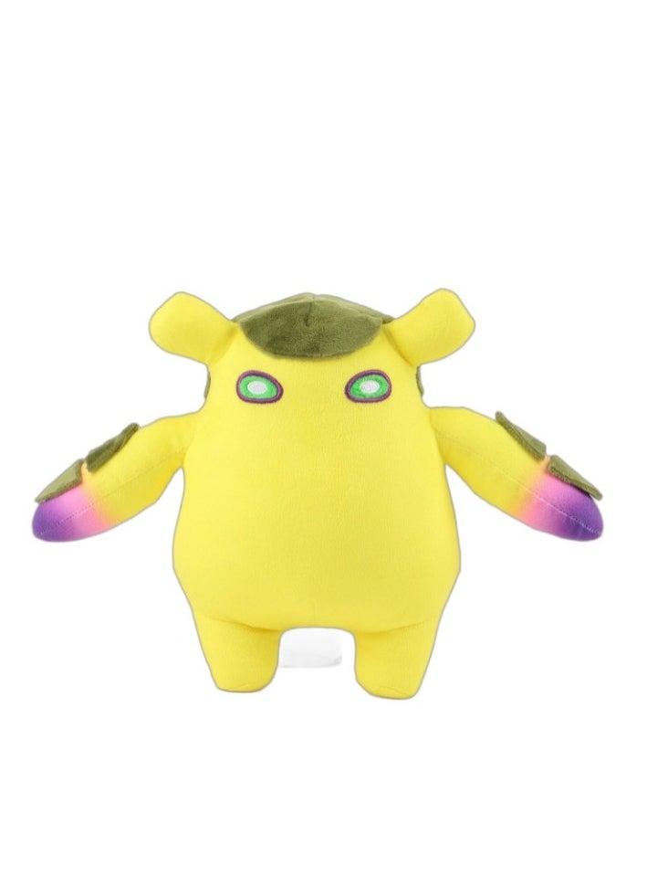Generic VALORANT Gekko Plush Toy, Egg-shaped Cartoon Doll, Fearless Pact Series Merchandise, Suitable for Collecting or Gift Giving, Height 23cm  - Image 1