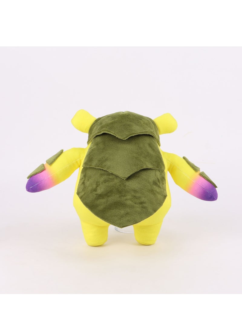 Generic VALORANT Gekko Plush Toy, Egg-shaped Cartoon Doll, Fearless Pact Series Merchandise, Suitable for Collecting or Gift Giving, Height 23cm  - Image 2