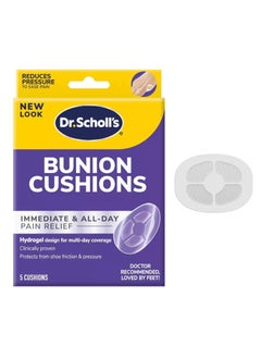 Dr. Scholl's وسادة DuraGel Bunion من Dr. Scholl&#39;s رقيقة ومرنة، 5 قطع  - Image 1