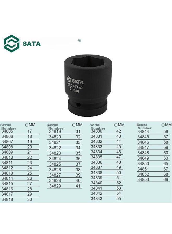 Sata 1" Series Hex Air Impact Socket 65mm 34850 - Image 1