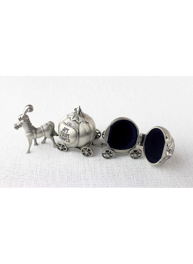 Lillian Rose Keepsake Pewter Tooth and Curl Box, Fairytale Coach,2x5 Inch (Pack of 1) - Image 5