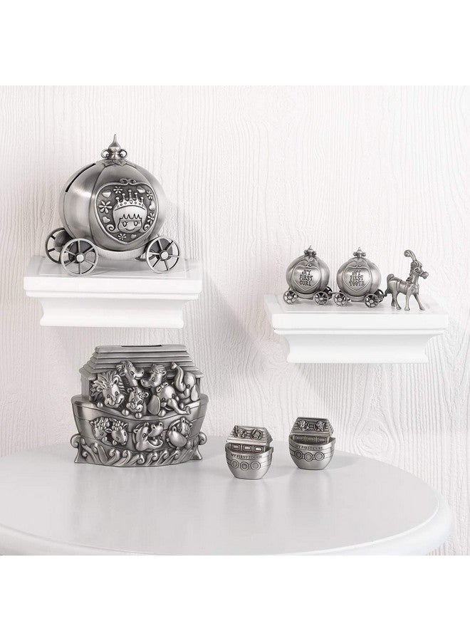 Lillian Rose Keepsake Pewter Tooth and Curl Box, Fairytale Coach,2x5 Inch (Pack of 1) - Image 3