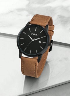 TOMI Men's Wrist Watch Set With Cufflinks And Tie Clip  - Image 2