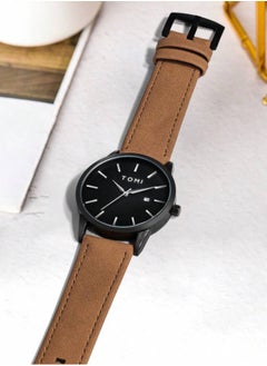 TOMI Men's Wrist Watch Set With Cufflinks And Tie Clip  - Image 5