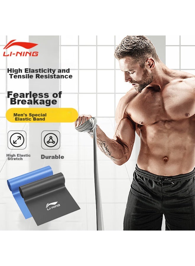 Li-Ning Li-ning Elastic Band Fitness Resistance Band For Back Opening, Chest Muscle Training, Strength Training, Warm-up And Stretching, 35 Pounds  - Image 2
