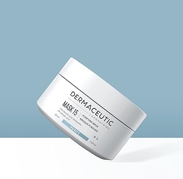 Dermaceutic Mask 15 Oil and sebum control face mask Glycolic Acid Salicylic Acid and Bentonite clay mask Deep skin pore cleansing 50ml - Image 3