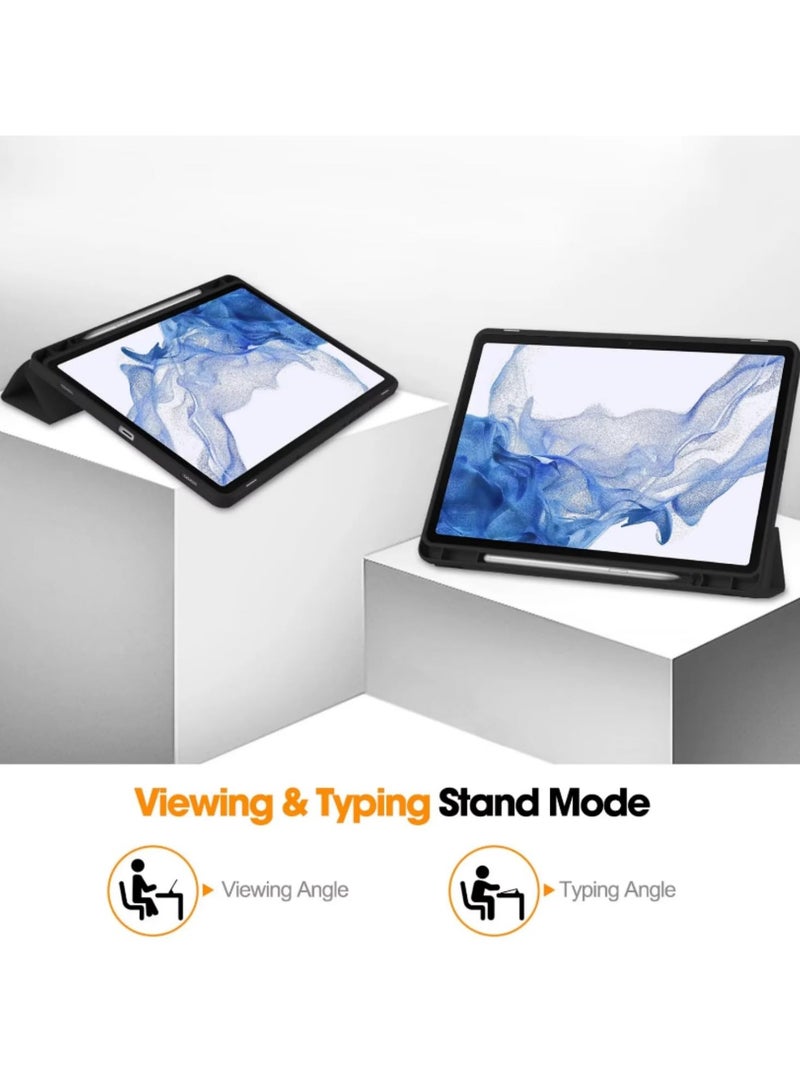 DUSALA TPU Case Compatible with Samsung Galaxy Tab S9 Protective Shockproof Cover With Adjustable Stand Pen Slot For Sam sung S9 11 Inch Soft Cover - Image 3