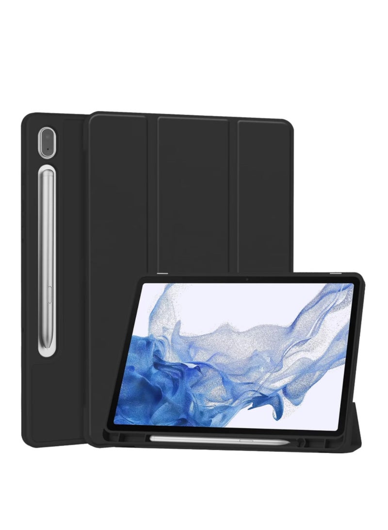 DUSALA TPU Case Compatible with Samsung Galaxy Tab S9 Protective Shockproof Cover With Adjustable Stand Pen Slot For Sam sung S9 11 Inch Soft Cover - Image 1