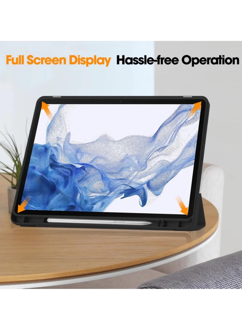 DUSALA TPU Case Compatible with Samsung Galaxy Tab S9 Protective Shockproof Cover With Adjustable Stand Pen Slot For Sam sung S9 11 Inch Soft Cover - Image 5