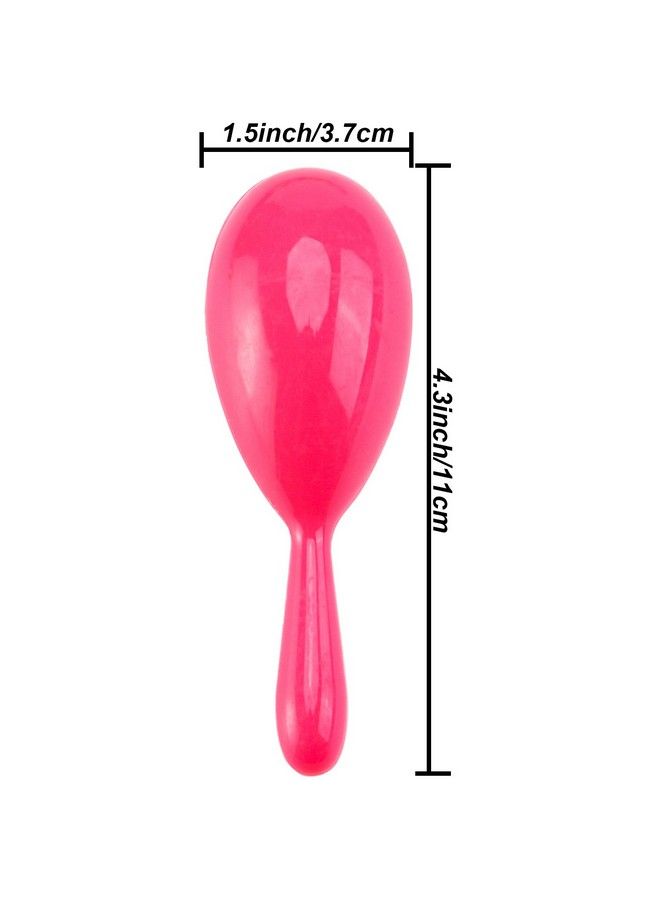 Resinta 30 Pieces Neon Maracas Shakers Mini Noisemaker Bulk Colorful Noise Maker With Drawstring Bag For Mexican Fiesta Party Favors Classroom Musical Instrument 4 Inch 6 Color - Image 3