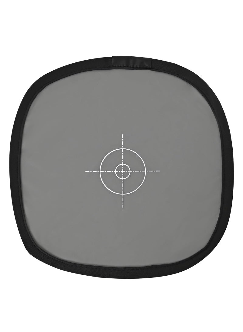 Lightdow Lightdow 12 x 12 Inch (30 x 30 cm) White Balance 18% Gray Reference Reflector Grey Card with Carry Bag [Folded Version]  - Image 1
