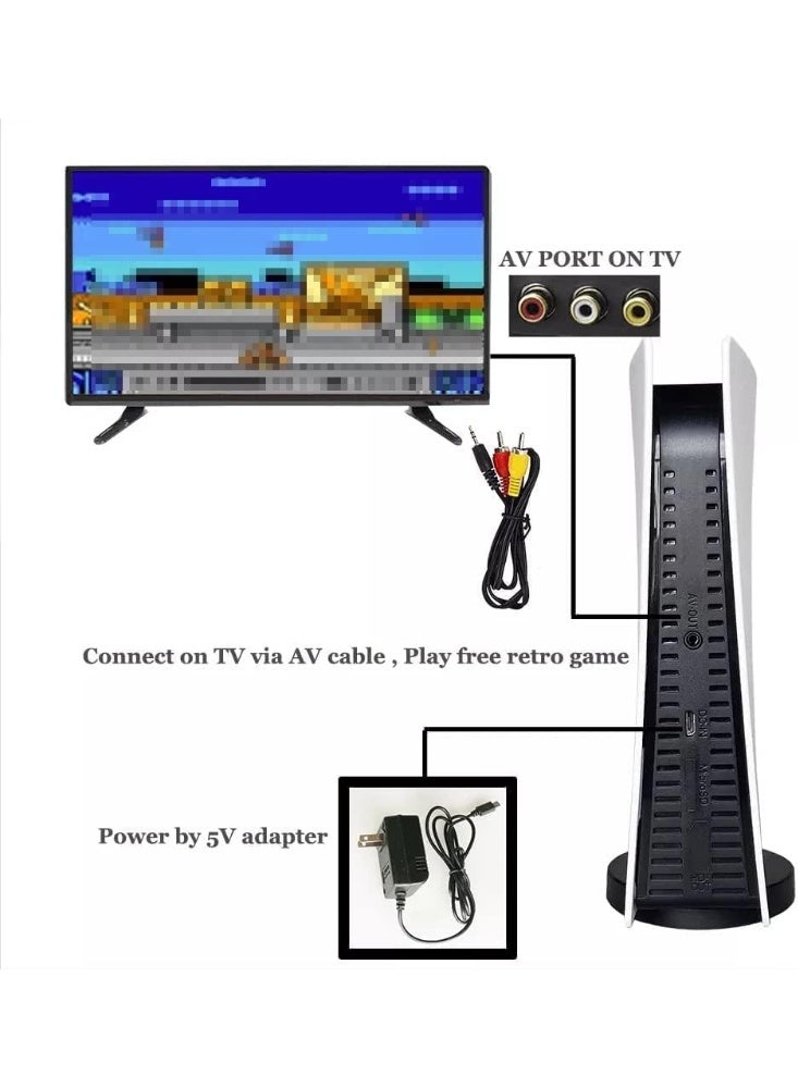 Game Station 5 USB Wired Video Game Console With 300 Classic Games 8 Bit GS5 TV Console Retro Handheld Game Player AV Output. - Image 2
