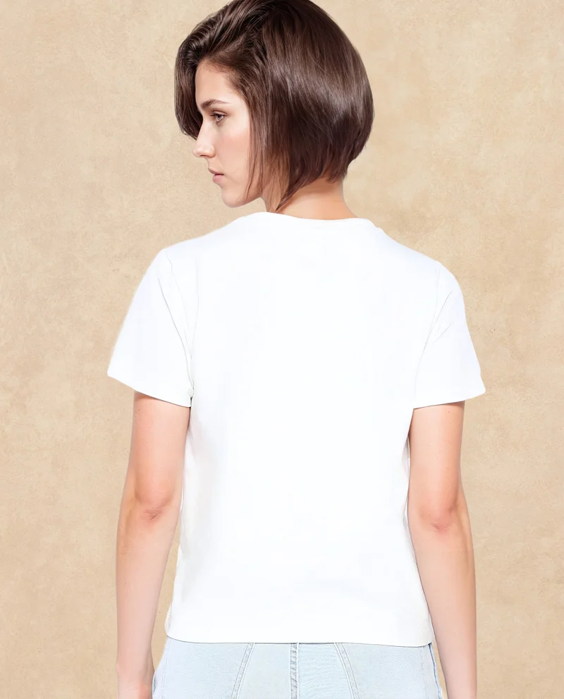 Rareism Women's Graphic Print T-Shirt