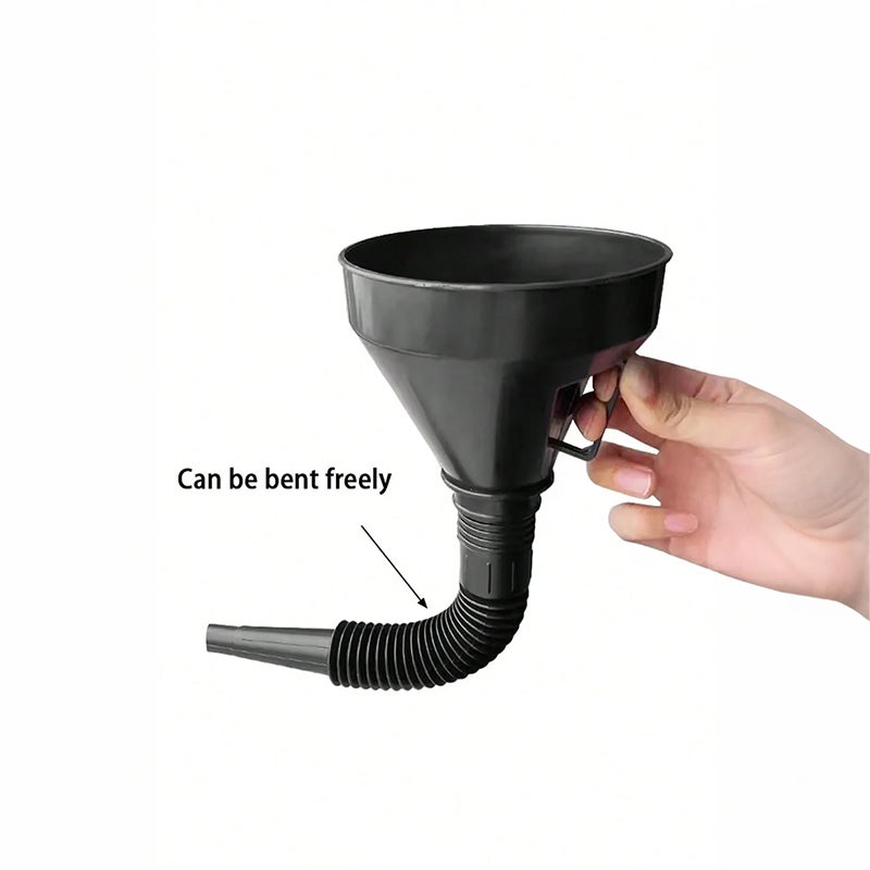 5PCS Universal Oil Funnel Kit with Filter – Durable Plastic Fine Mesh Leak-Proof for Cars/Motorcycles/ATVs/Trucks Incl Extensions & Hose - Image 5