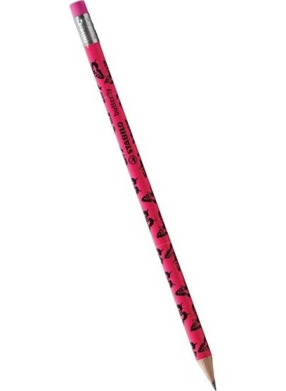 STABILO Stabılo Butterfly - Pencil Neon Pink Eraser BOX OF 12 