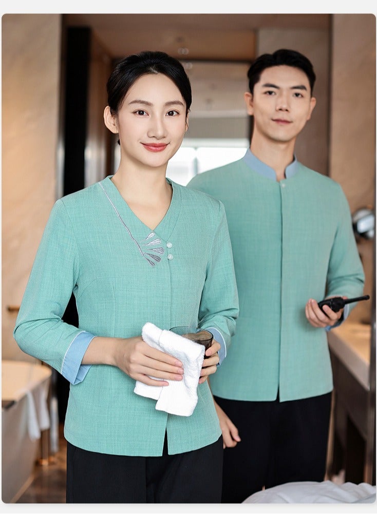 KUYING New Summer Cleaner Work Clothes - Image 3