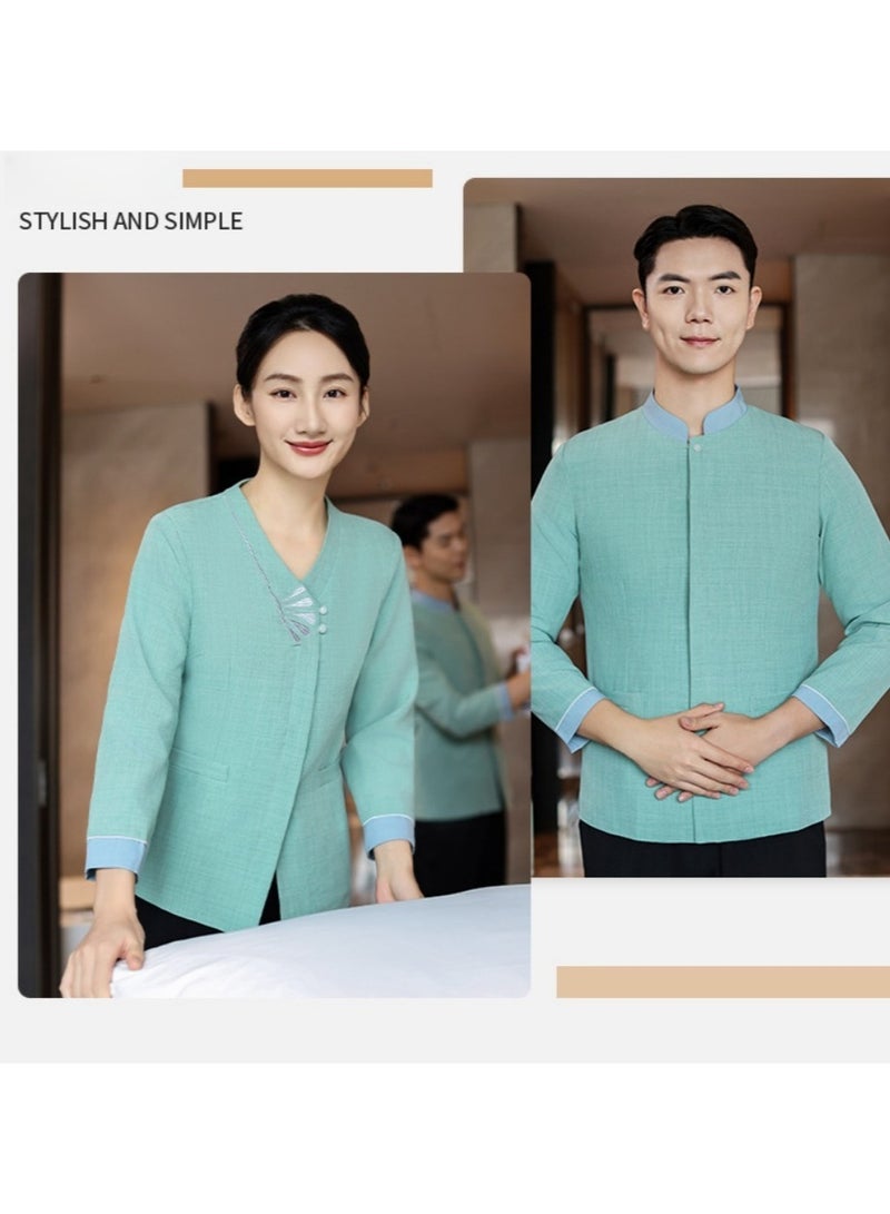 KUYING New Summer Cleaner Work Clothes - Image 4