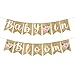 ANGOLIO 2Pcs Floral Baby in Bloom Baby Shower Burlap Banner Decoration Wall Hanging Floral Banner Decor Pattern With Rope Baptism Wall Hanging Sign Decor Theme Party Indoor Decorations - Image 3