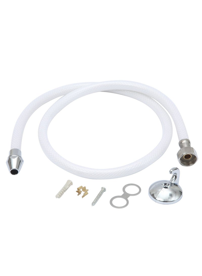 BMB tools Hose And Head Set 1m 1/2Inch | Flexible Water Hose | Toilet Water Sprayer Seat Bidet Attachment Bathroom