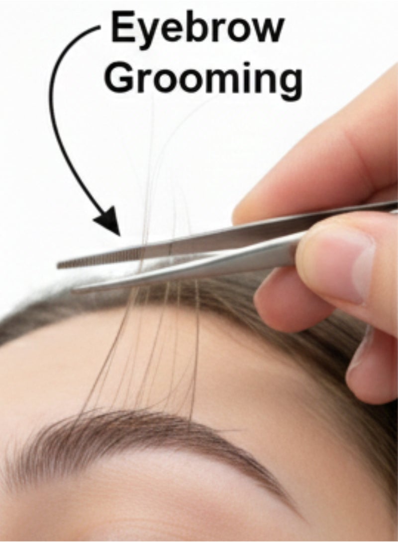 تنم مجموعة 3 ملاقط دقيقة من الفولاذ المقاوم للصدأ للاستخدام الطبي والجراحي - Image 3