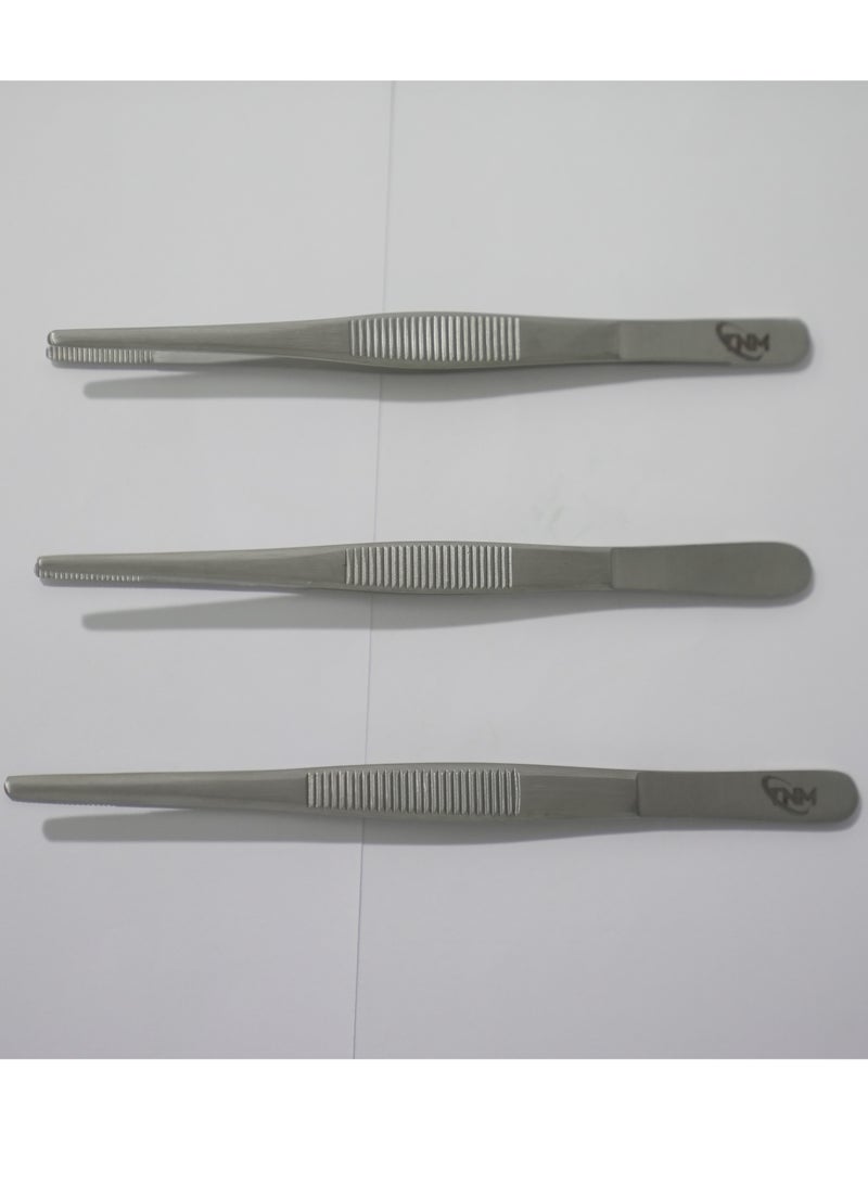 TNM Plain Tissue Forceps Set of 3