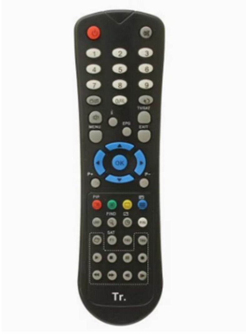 Remote Control For Truman 1000 Receiver Black