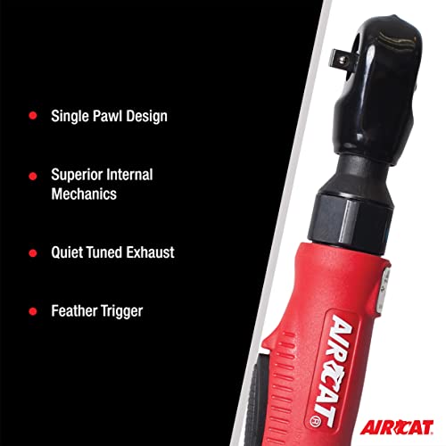 AIRCAT Pneumatic Tools 800: Composite Ratchet 320 RPM, 35 ft-lbs Maximum Torque - 1/4-Inch - Image 5