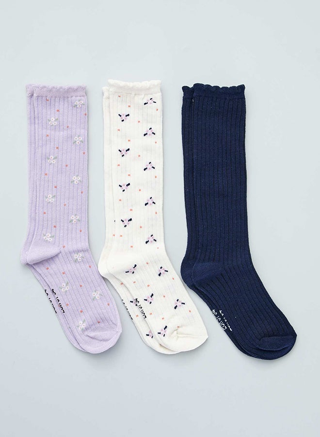 Kiabi Pack of 3 pairs of printed socks  - Image 2