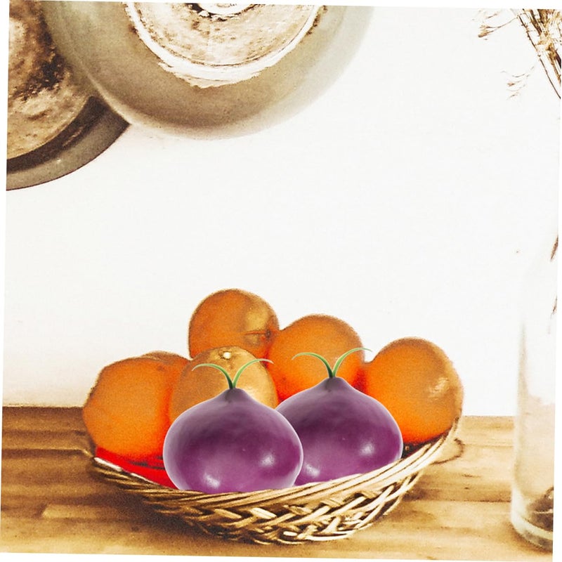 Realistic Artificial Onion Models 10PCS Vegetable Display Decor Photo Props - Image 3