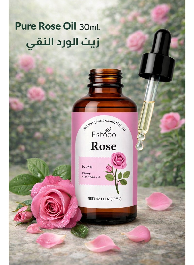 إستو زيت الورد العطري 30 مل – زيت عطري مُقطر طبيعيًا برائحة زهرية ناعمة وأنيقة لأجواء رومانسية وراقية - Image 2